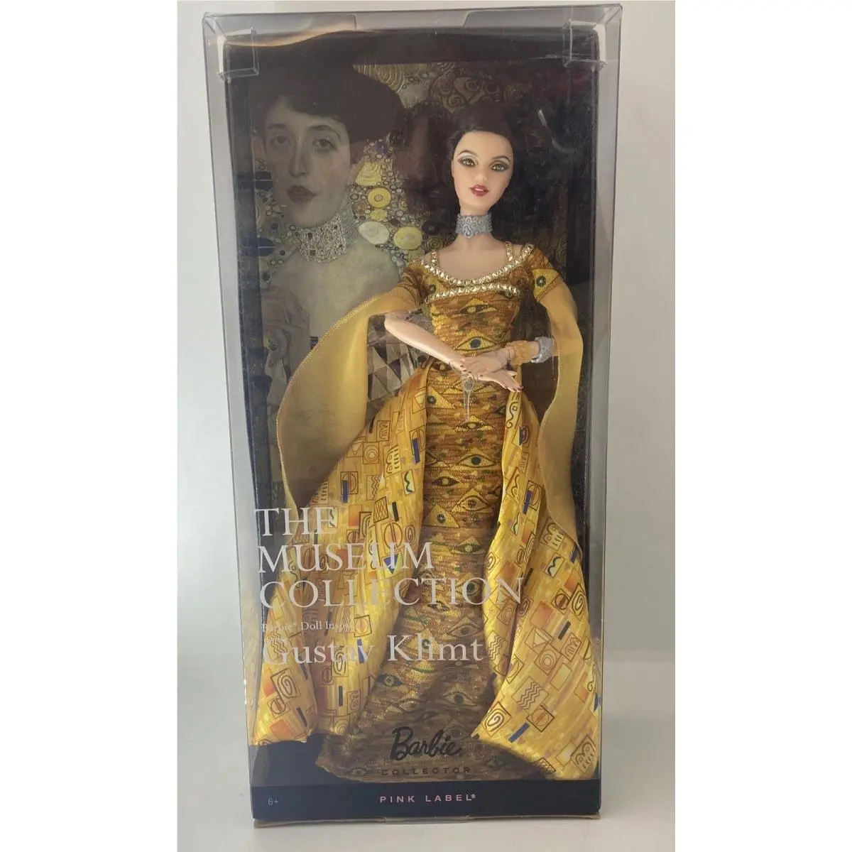 Gustav Klimt Barbie Doll The Museum Collection 2010 Mattel V0443 Pink Label