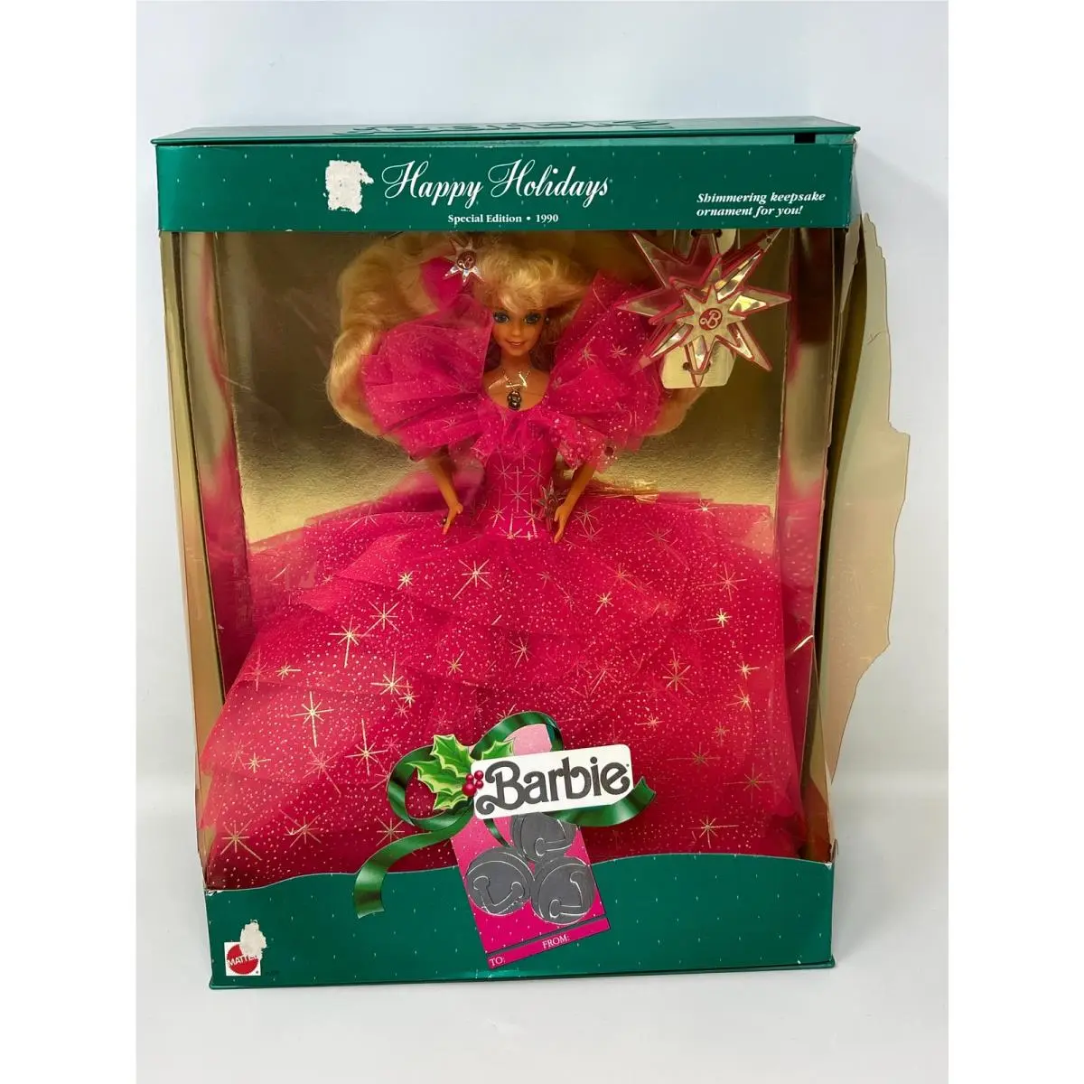 Barbie Holiday Christmas 1990 Happy Holiday Barbie