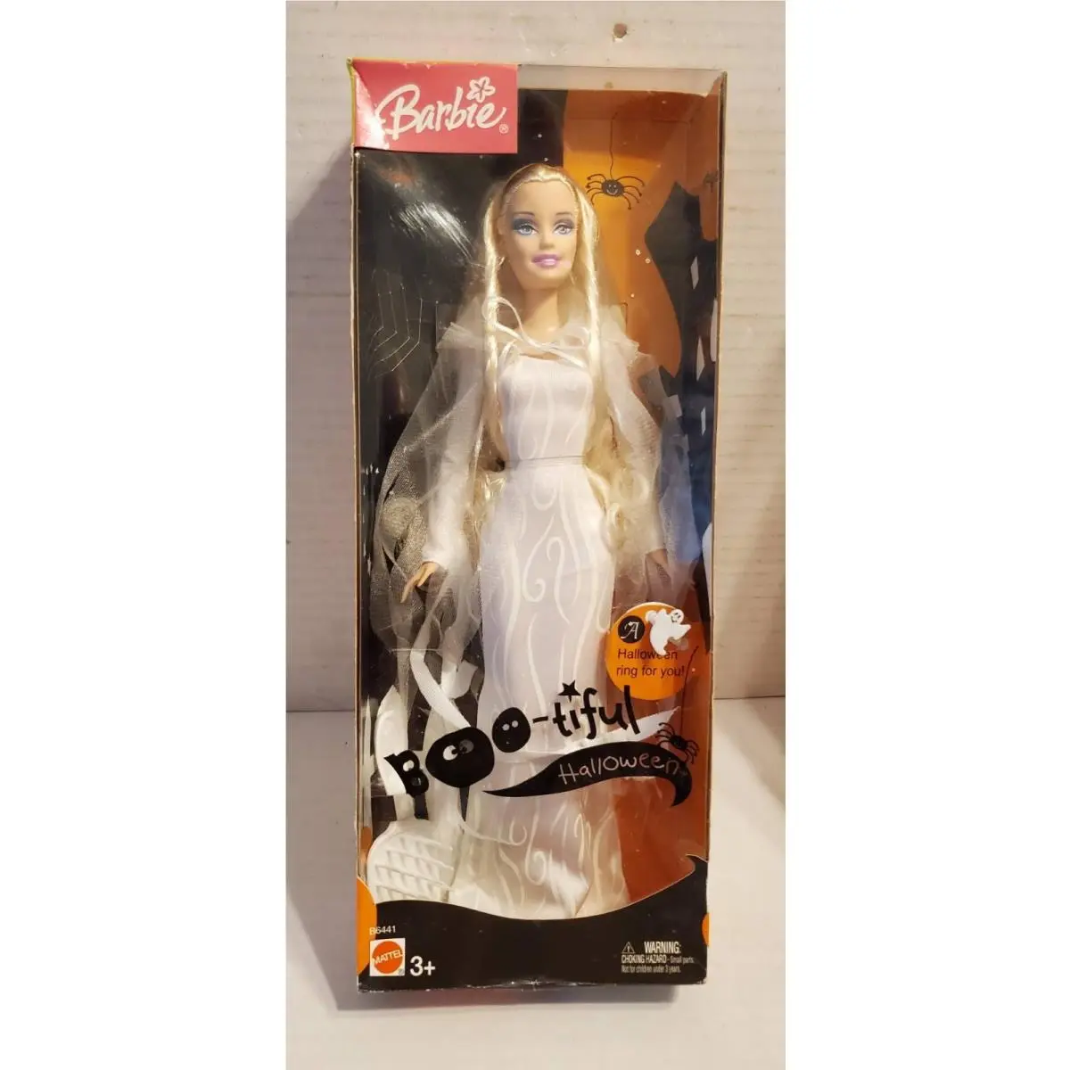 Vintage 2004 Mattel “boo-tiful Halloween Barbie” B6441 Nrfb