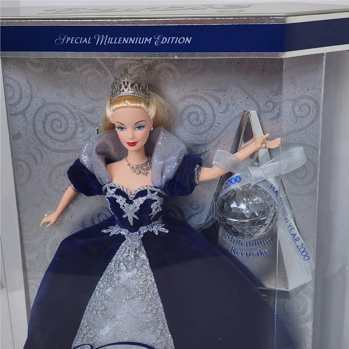 Special Millennium Edition Barbie Doll 1999 Y2K Box Blue Dress