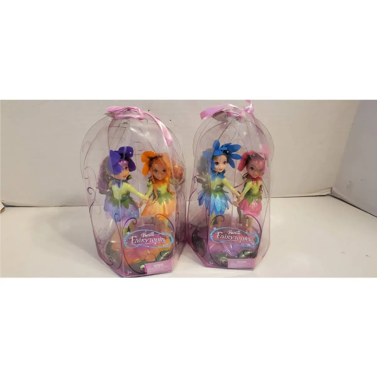 Barbie Fairytopia Petal Pixies Fairies 2004 2 Packages of 2 Old Stock