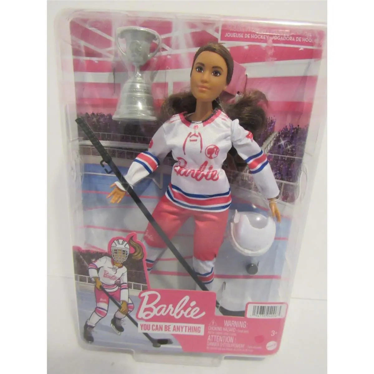 Barbie You Can Be Anything Hockey Player Doll with Accessories