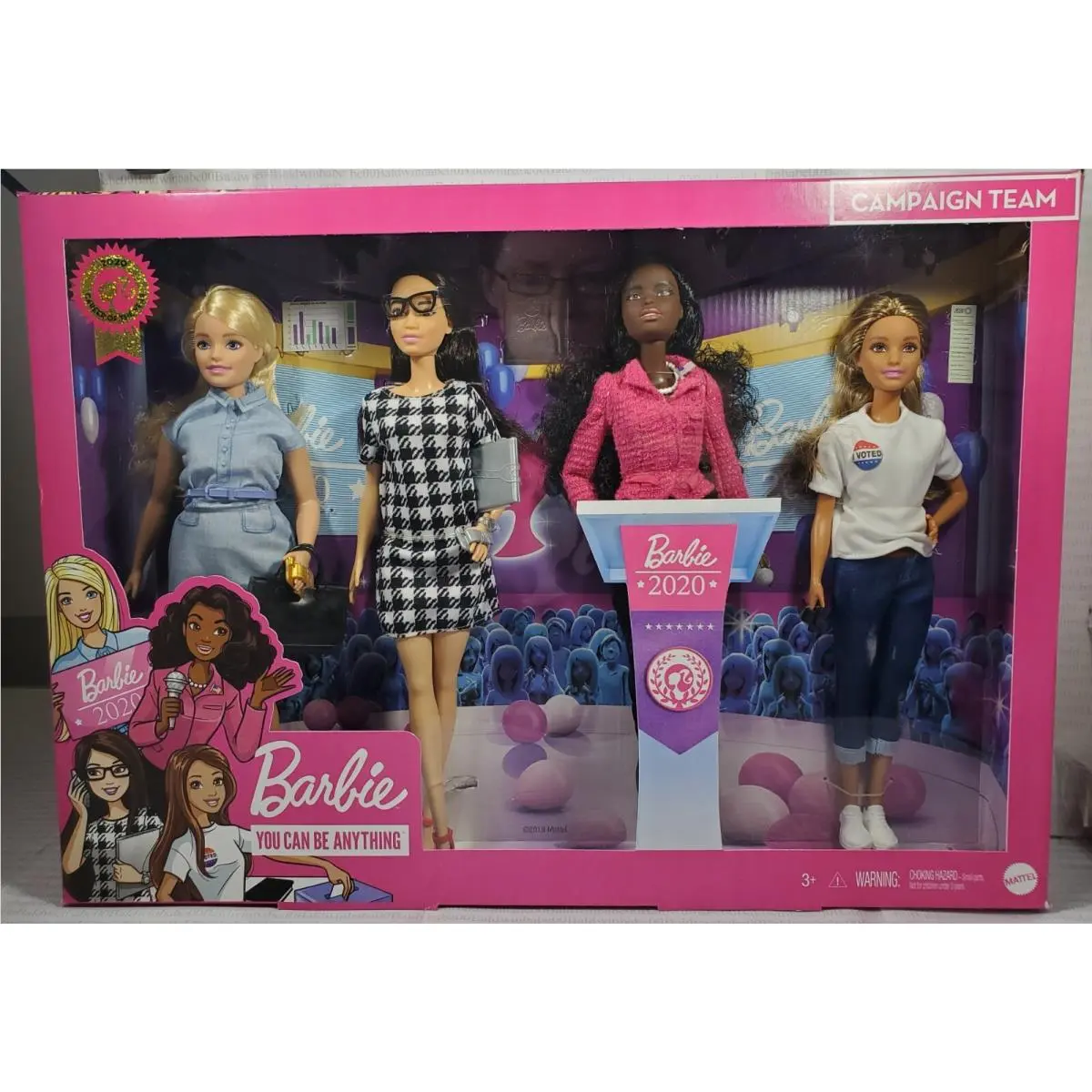 N73 Nrfb Barbie I Can BE 2020 Career OF The Year Campaign Team Dolls GMV99