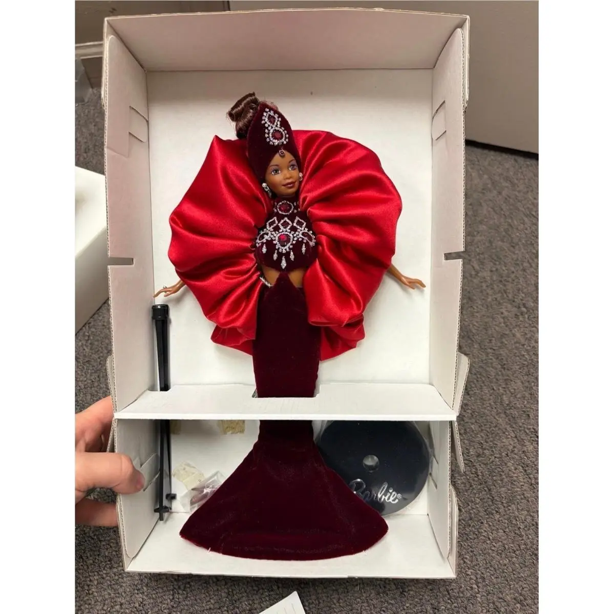 Barbie Ruby Radiance The Jewel Essence Collection Doll Bob Mackie Mattel 1996