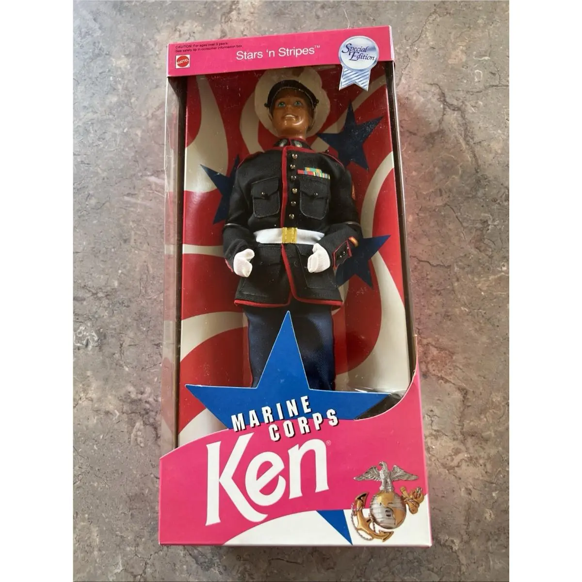 1991 Marine Corps Stars N Stripes Ken Doll