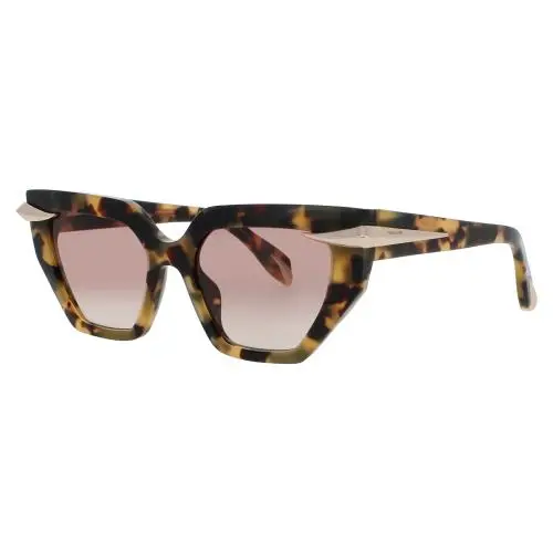 RC SRC001M 0AGG Sunglasses Havana Frame Pink Gradient Lens 54 mm by Roberto Cavalli