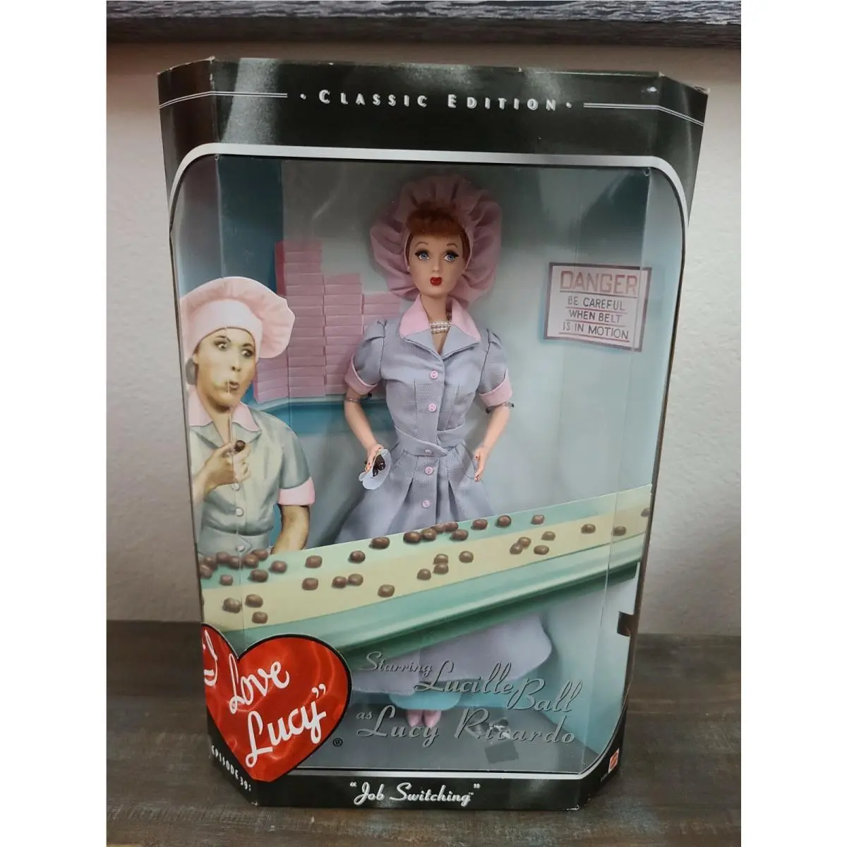 Nrfb I Love Lucy Classic Edition Job Switching Barbie Doll Episode 39 1998