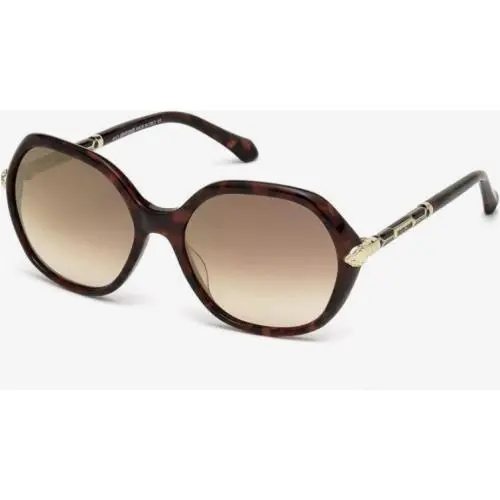 Sunglasses Tarazed 980 Shy Havana gd Mir 57-17-135 RC980-52G by Roberto Cavalli