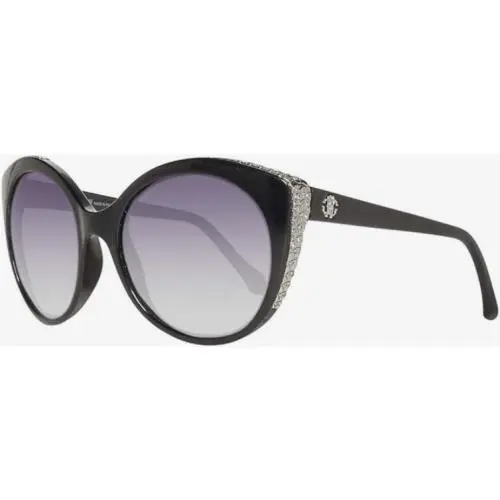 Sunglasses Miram RC 914 Blk Sil Asian Fit 56-19-135 RC914/A-01B by Roberto Cavalli