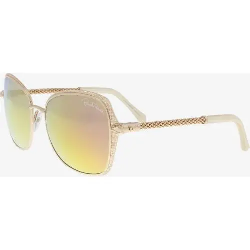 Sunglasses Tabit 977 Shy dk Rose Gold Mir 58-19-135 RC977-28L by Roberto Cavalli