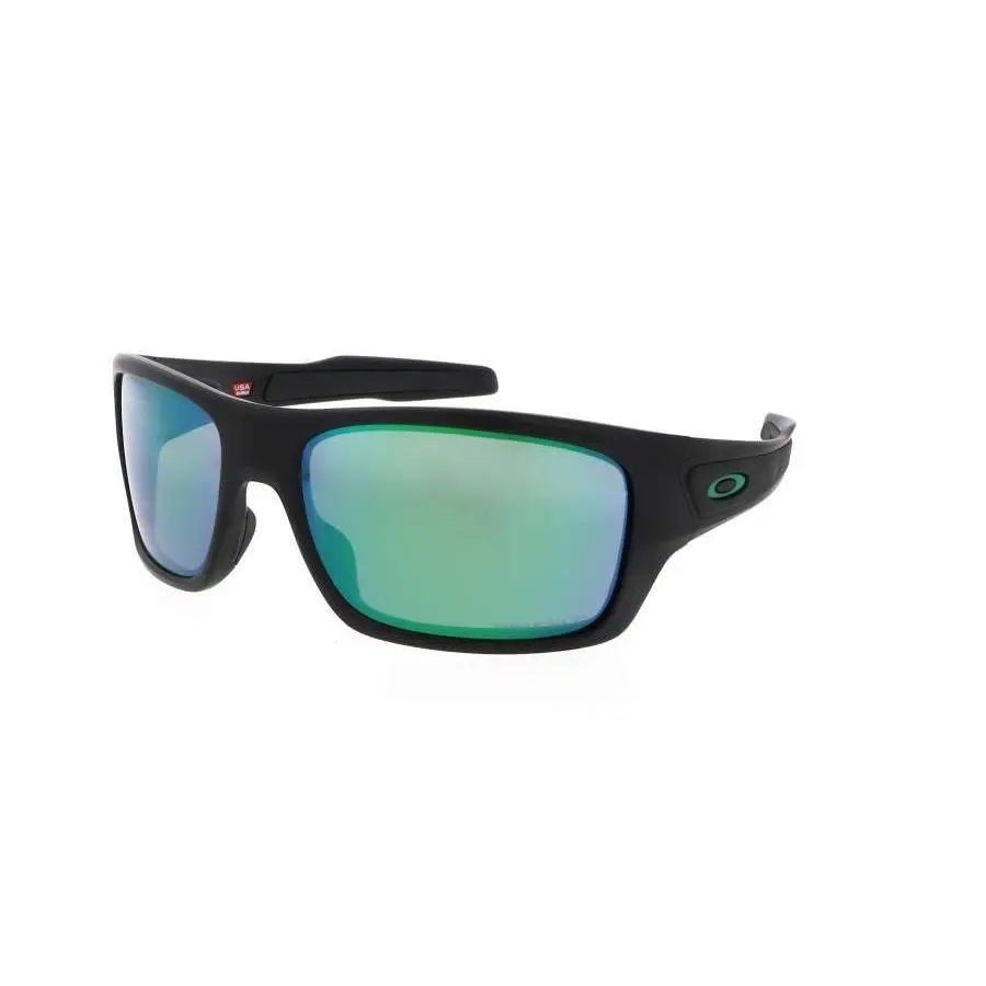 Oakley Turbine Matte Black Sunglasses w/ Prizm Sapphire Lens - OO9263-15