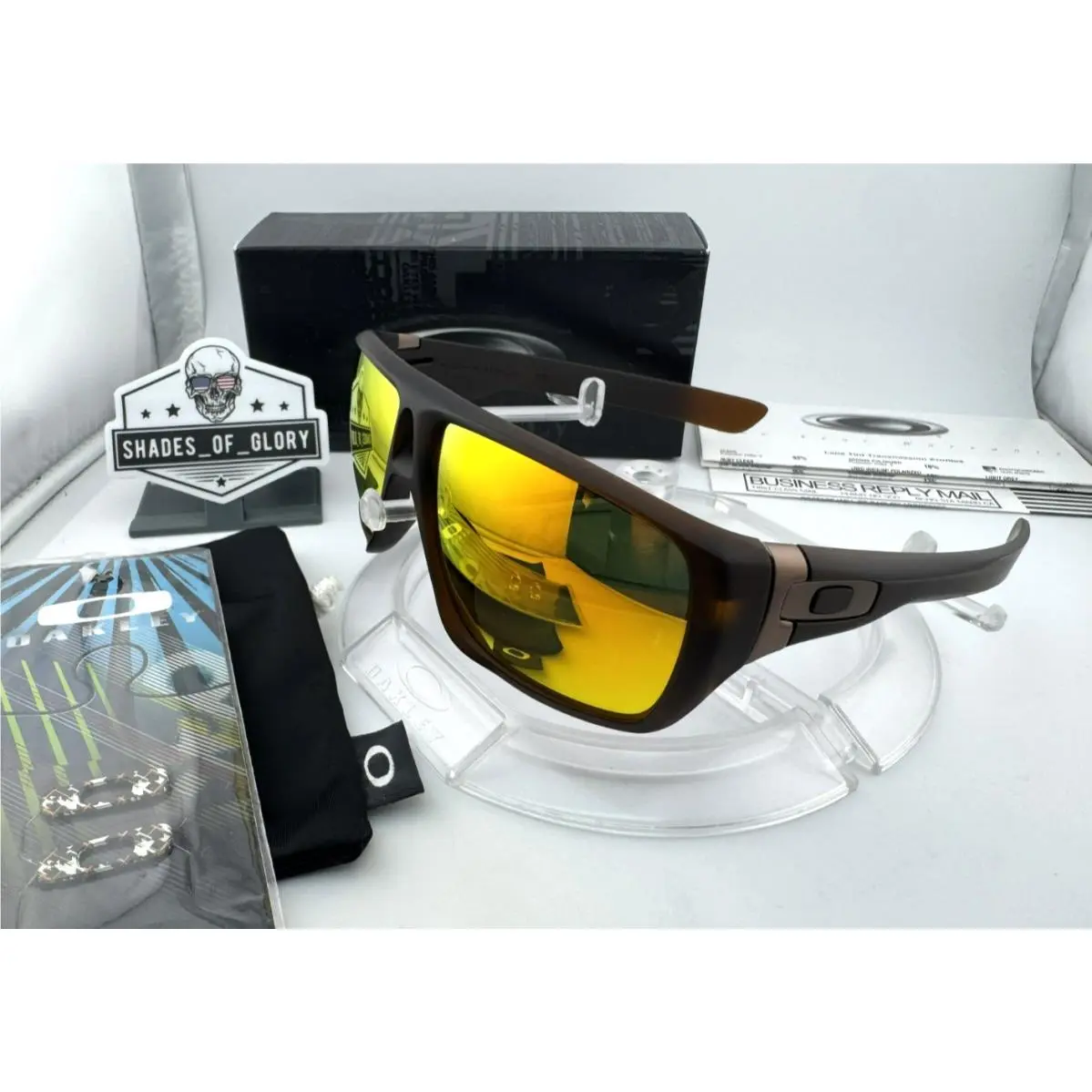 Oakley Dispatch Matte Rootbeer W/ Fire Iridium Red Sunglasses OO9090-04 Rare