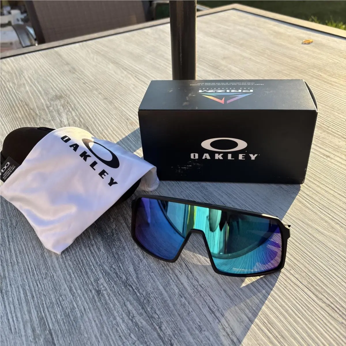 Oakley Men`s Sutro Matte Black/prizm Ruby 1 Size Sunglasses Nfl LA Chargers