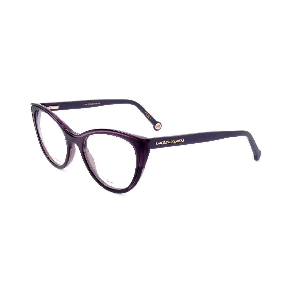 Carolina Herrera Women`s 53 mm Glitter Violet Eyeglasses HER0171-MW2-53