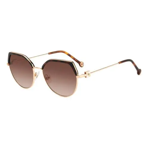 Carolina Herrera Women`s 56 mm Havana Gold Sunglasses HER0238-S-LVL-56