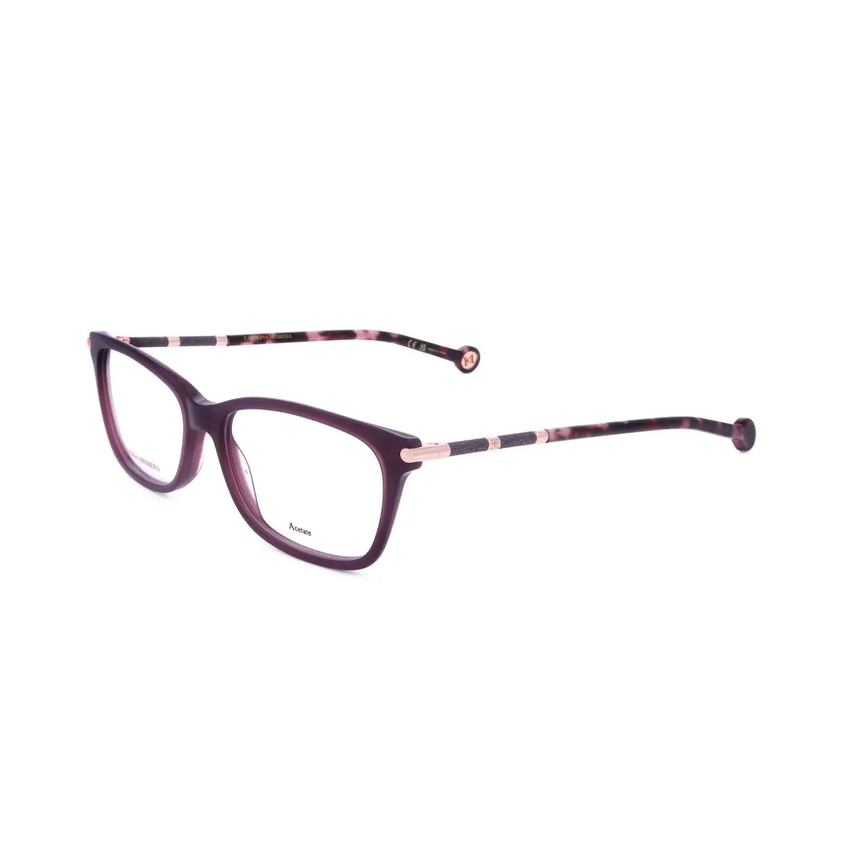Carolina Herrera Women`s 53 mm Violet Havana Eyeglasses HER0198-AU3-53