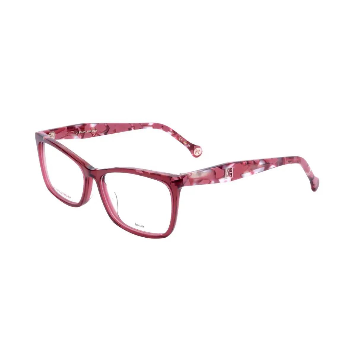 Carolina Herrera Women`s 56 mm Burgundy Red Havana Eyeglasses HER0202-G-82U-56