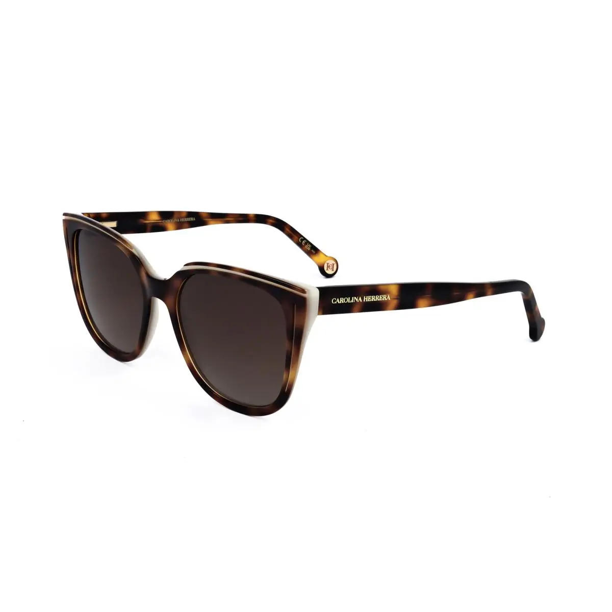 Carolina Herrera Women`s 53 mm Havana White Sunglasses HER0144S-0C9K-HA