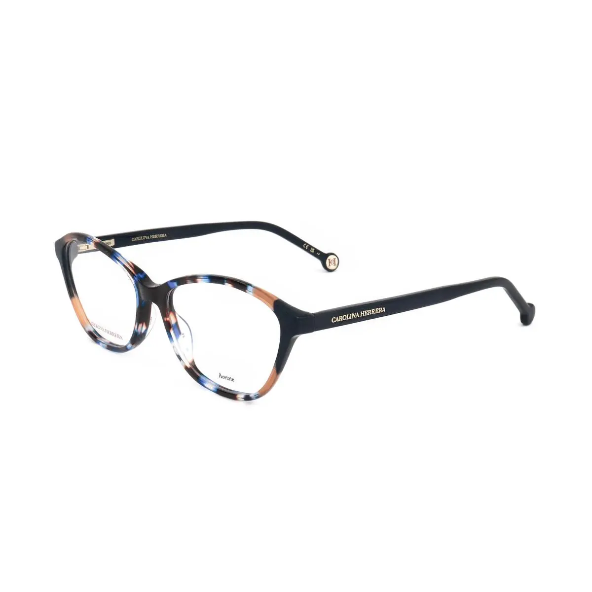 Carolina Herrera Women`s 55 mm Havana Blue Eyeglasses HER0122-1BC-55