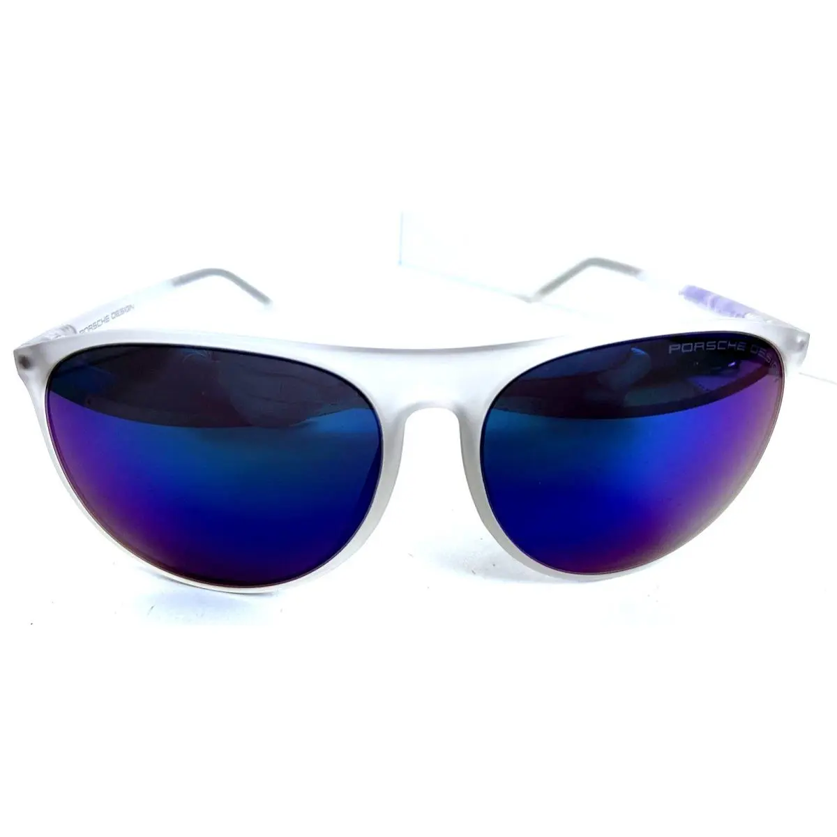 Design P 8596 A 58mm Matte Clear Mirrored Oversized Women`s Sunglasses I by Porsche
