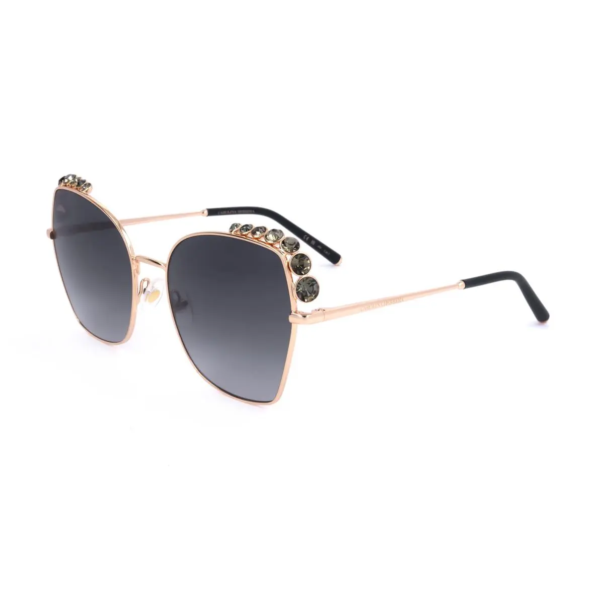 Carolina Herrera Women`s 59 mm Rose Gold Sunglasses HER0145S-0000-9O - Frame: Rose Gold, Lens: Grey, Other Frame: Rose Gold