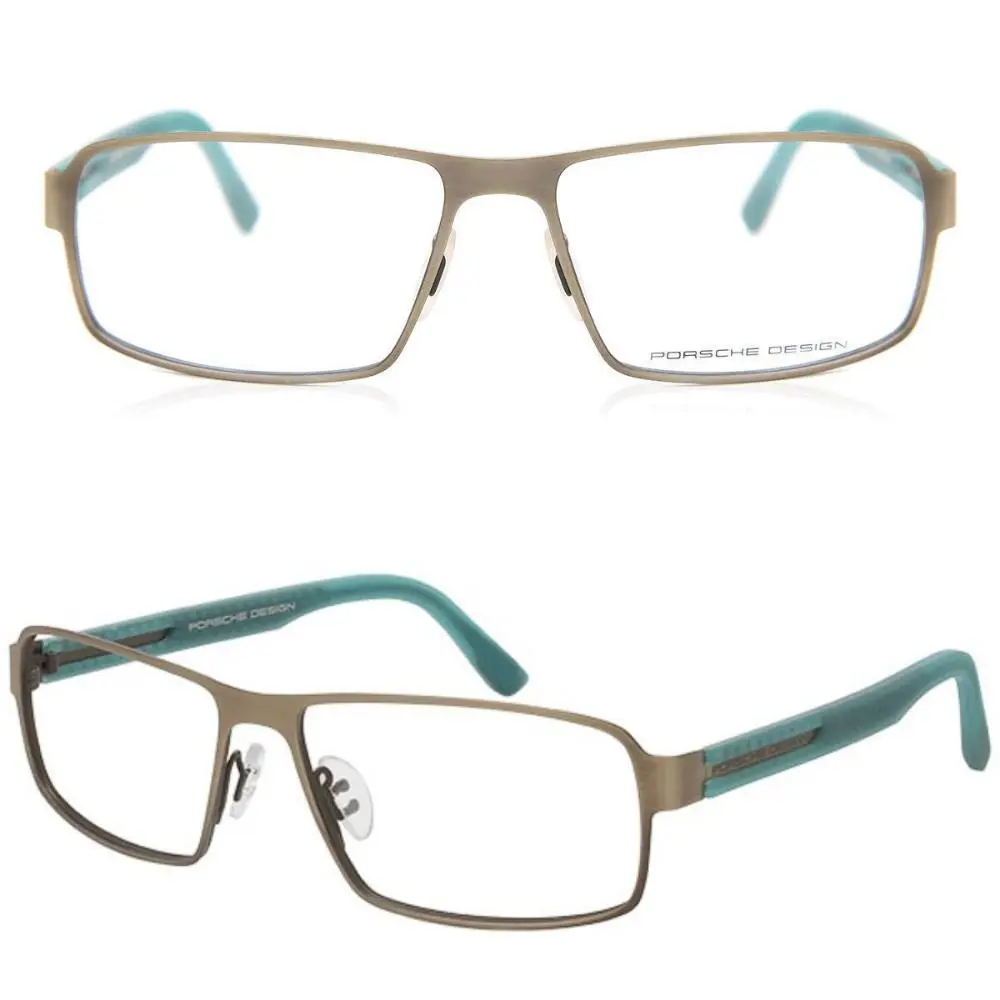Design - P`8231-E Silver Light Teal Rx Eyeglasses 58-15-140 by Porsche