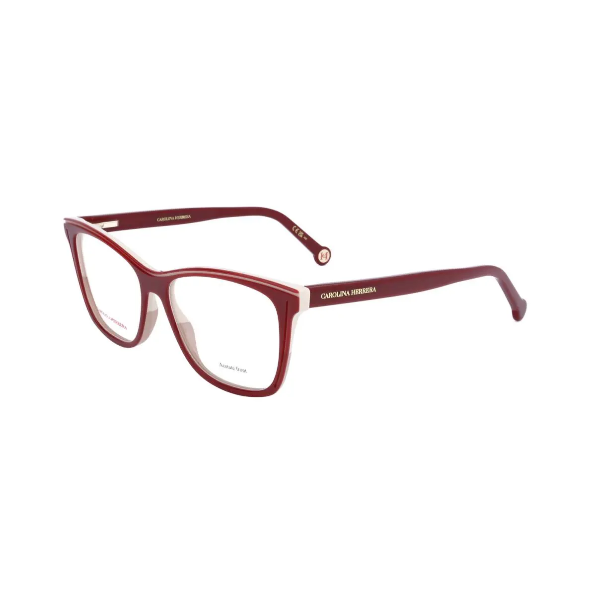 Carolina Herrera Women`s 53 mm Burgundy Beige Eyeglasses HER0172-R9S-53