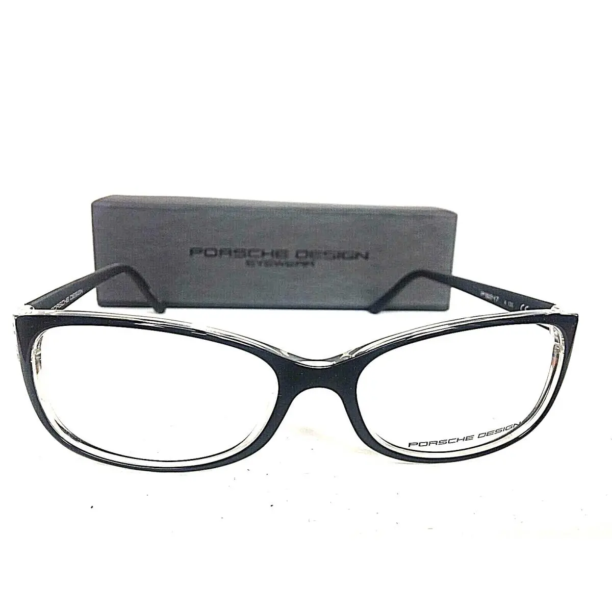 Design P8247 P 8247 A 55mm Rx Black Eyeglasses Frame Italy by Porsche