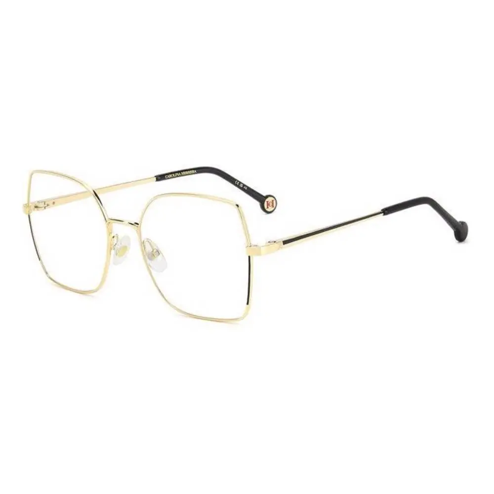 Women`s 55 mm Black Gold Eyeglasses HER0206-2M2-55 by Carolina Herrera