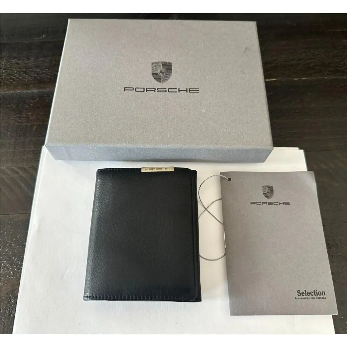 2000`s German  Design Wallet Leather Co by Porsche