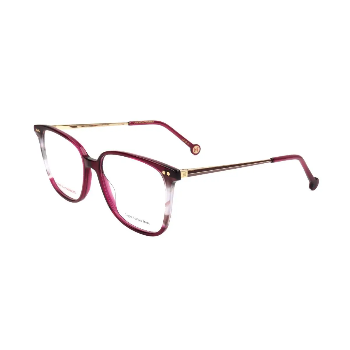 Women`s 53 mm Burgundy Havana Eyeglasses HER0165-YDC-53 by Carolina Herrera