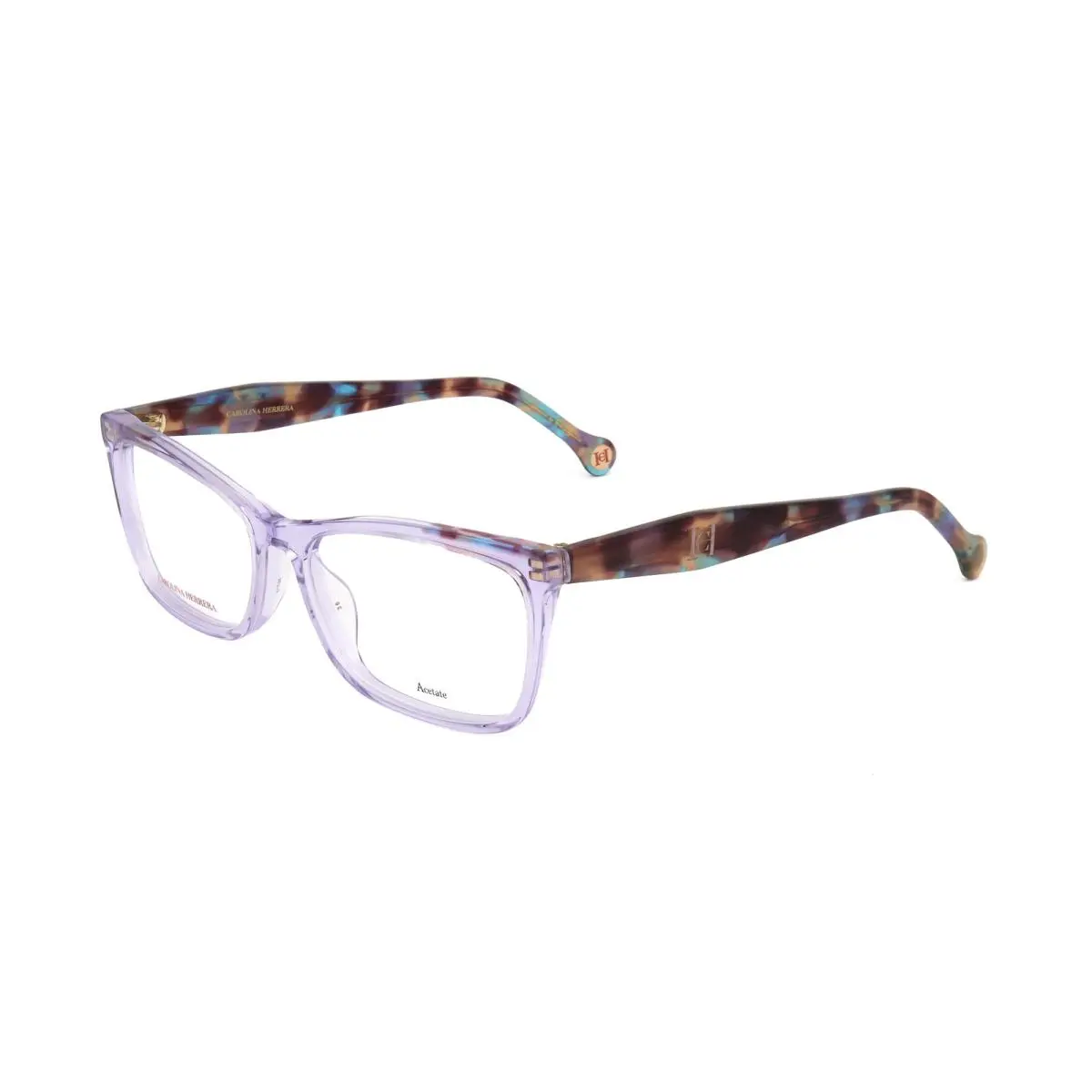Carolina Herrera Women`s 56 mm Lilac Havana Eyeglasses HER0202-G-S10-56