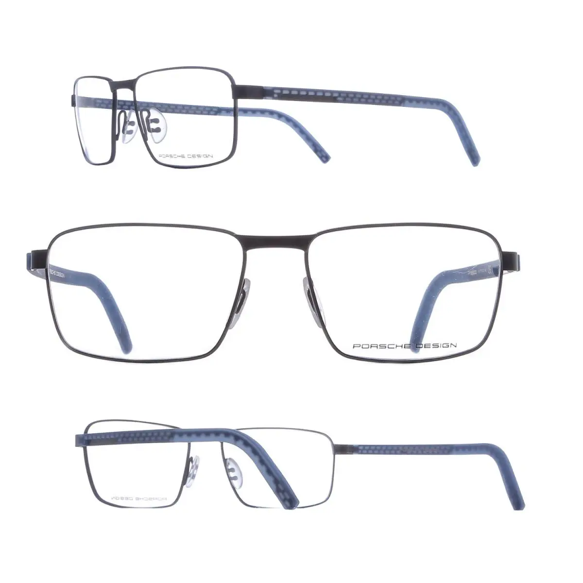 Design - P`8300-B Gunmetal Light Metal Rx Eyeglasses 57-17-145 by Porsche