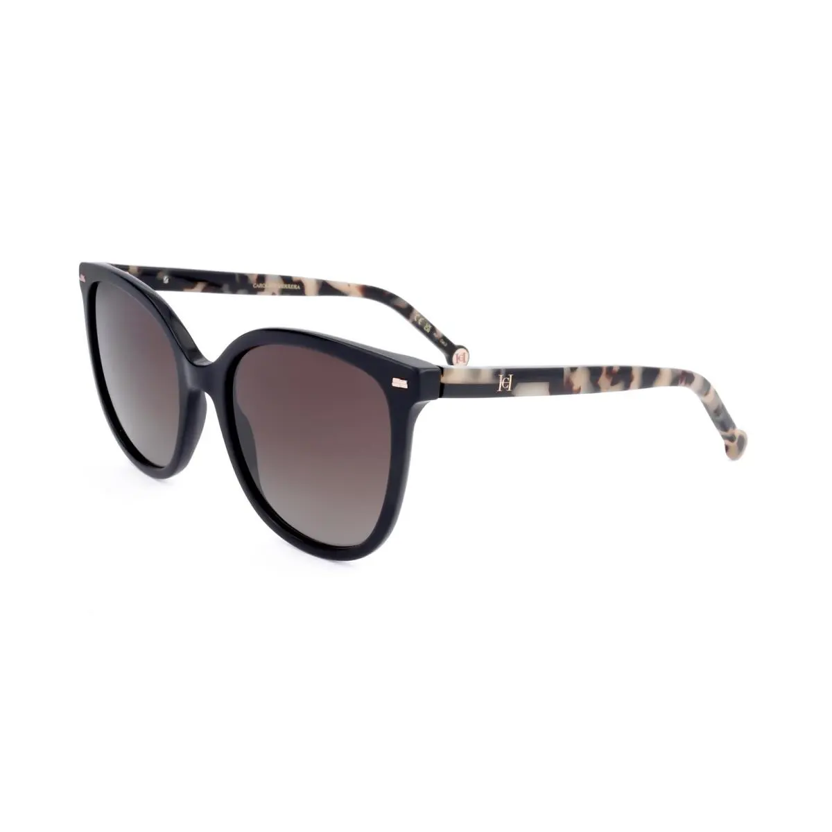 Carolina Herrera Women`s 55 mm Black Havana Sunglasses HER0136-S-WR7-55