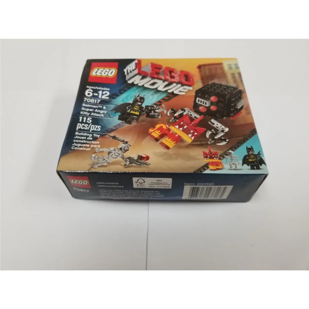 Lego Movie Batman and Super Angry Kitty Attack 70817