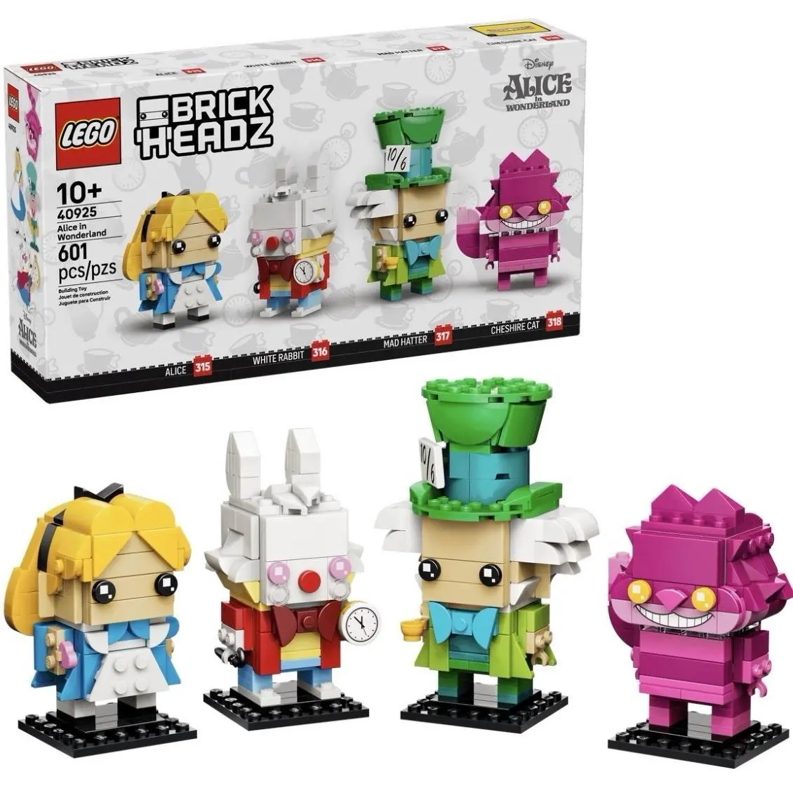 Lego 40925 Disney Alice in Wonderland Mad Hatter Cheshire Cat