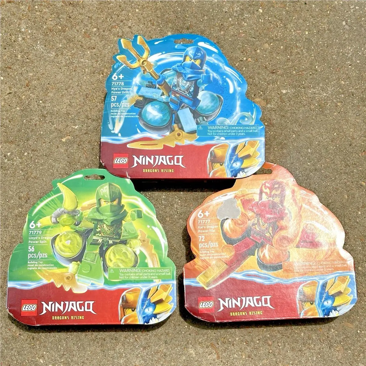 Lego Ninjago Dragons Rising Power Set Kai Flip Nya Drift Lloyd Spin 71777 71778