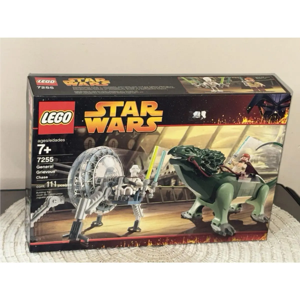 Lego 7255 Star Wars General Grievous Chase Obi-wan 2005 Box