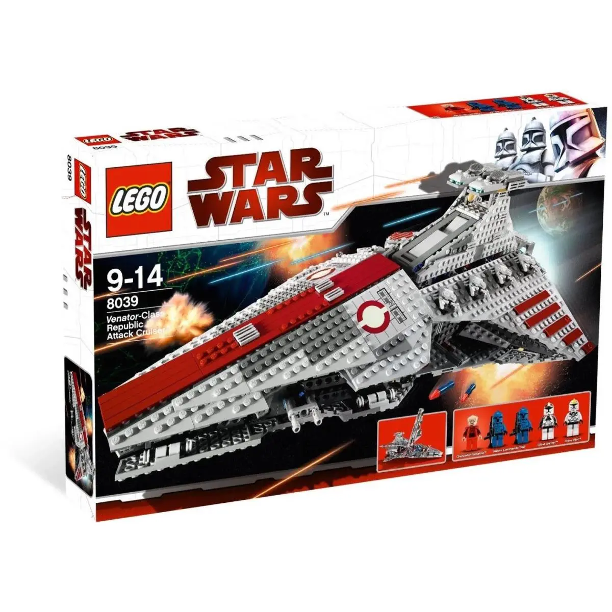 Lego Star Wars 8039 Venator-class Republic Attack Cruiser
