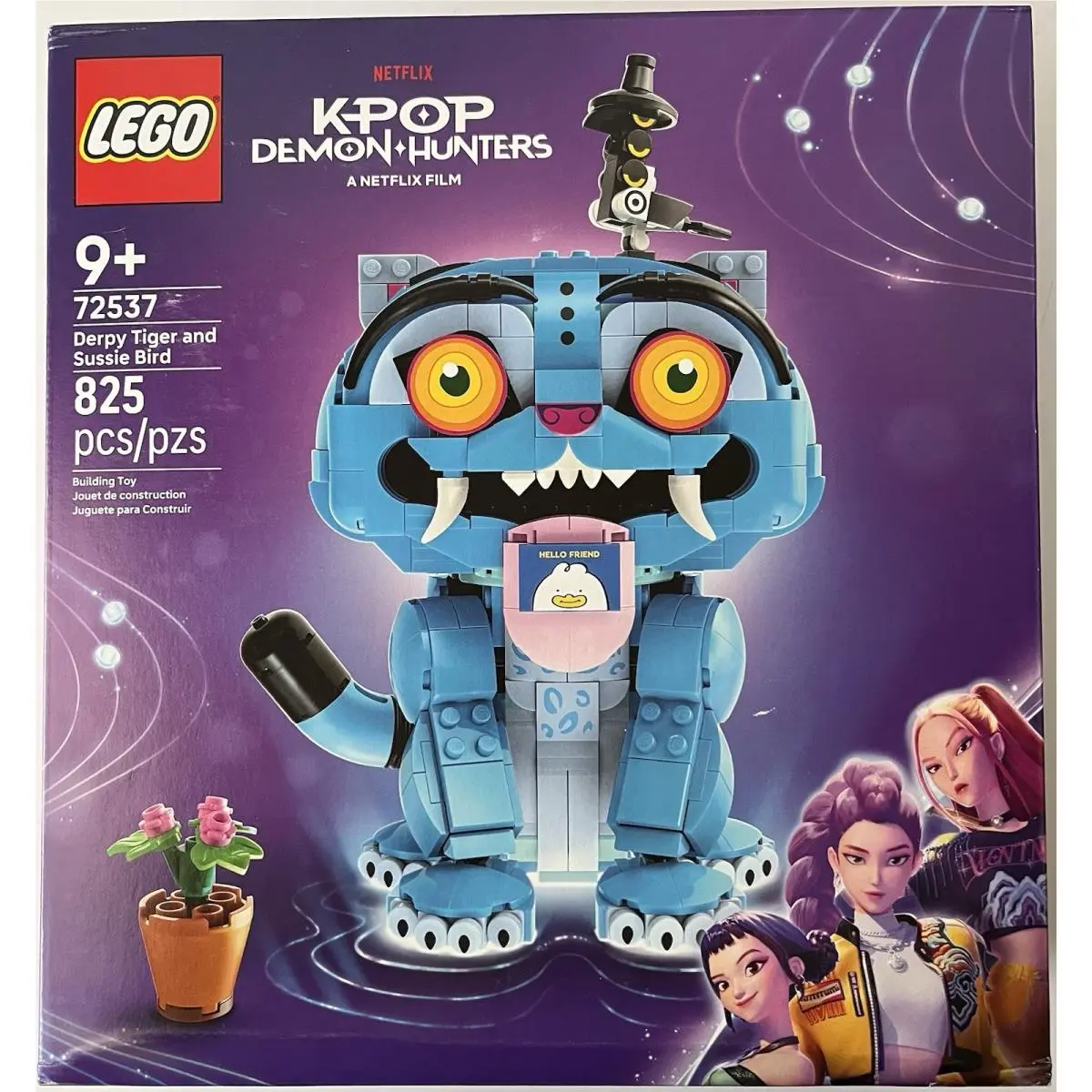 Lego K-pop Demon Hunters: Derpy Tiger Sussie Bird 72537