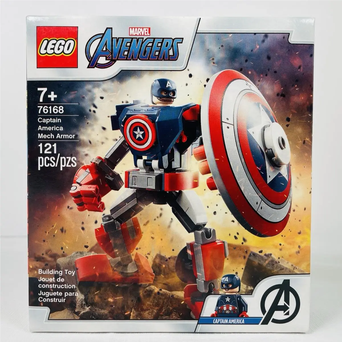Lego 76168 Super Heroes: Captain America Mech Armor 2021