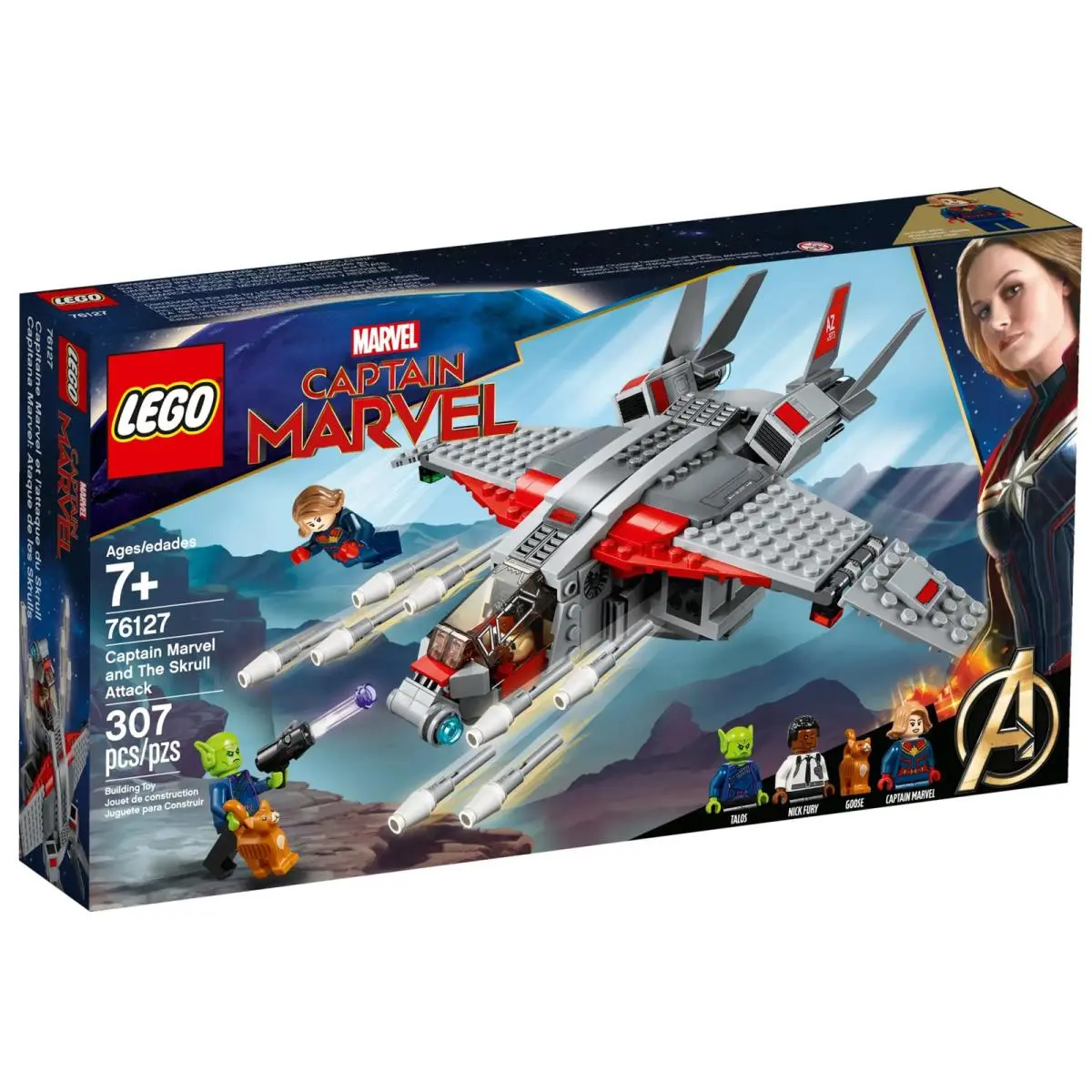 Lego Marvel 76127 Captain Marvel and The Skrull Attack