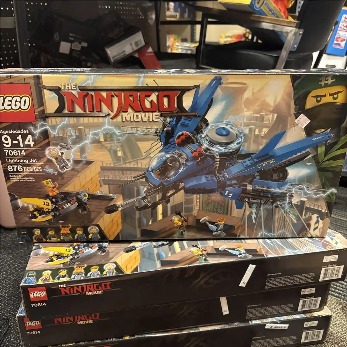 Lego Ninjago Movie: Lightening Jet 70614 876 Pcs / Pzs