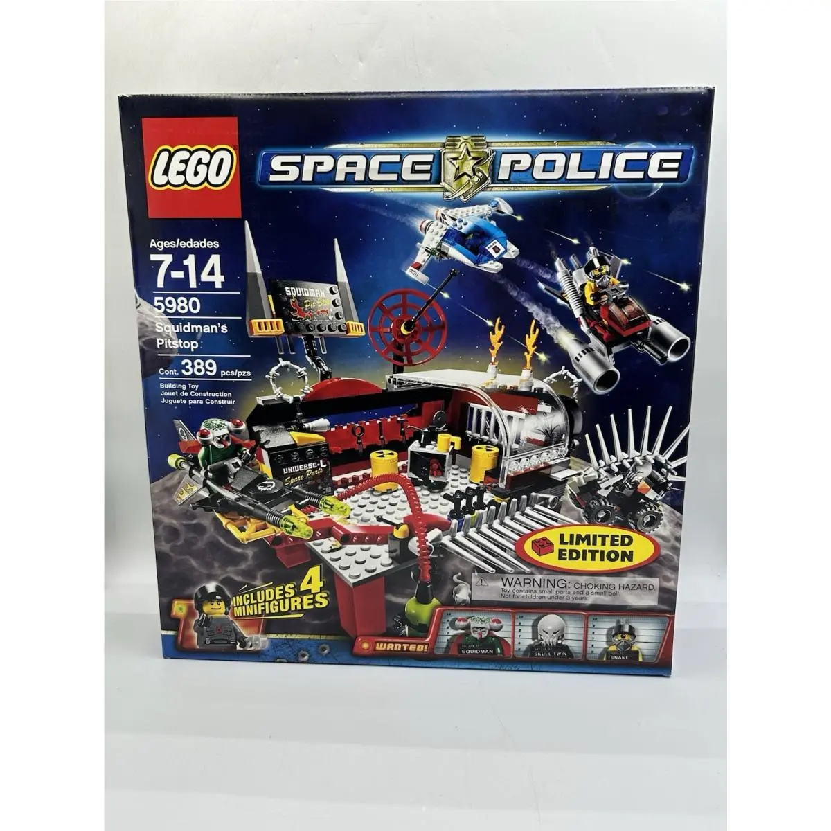 Lego Squidman’s Pitstop 5980 Space Police Alien Set 2009 Rare