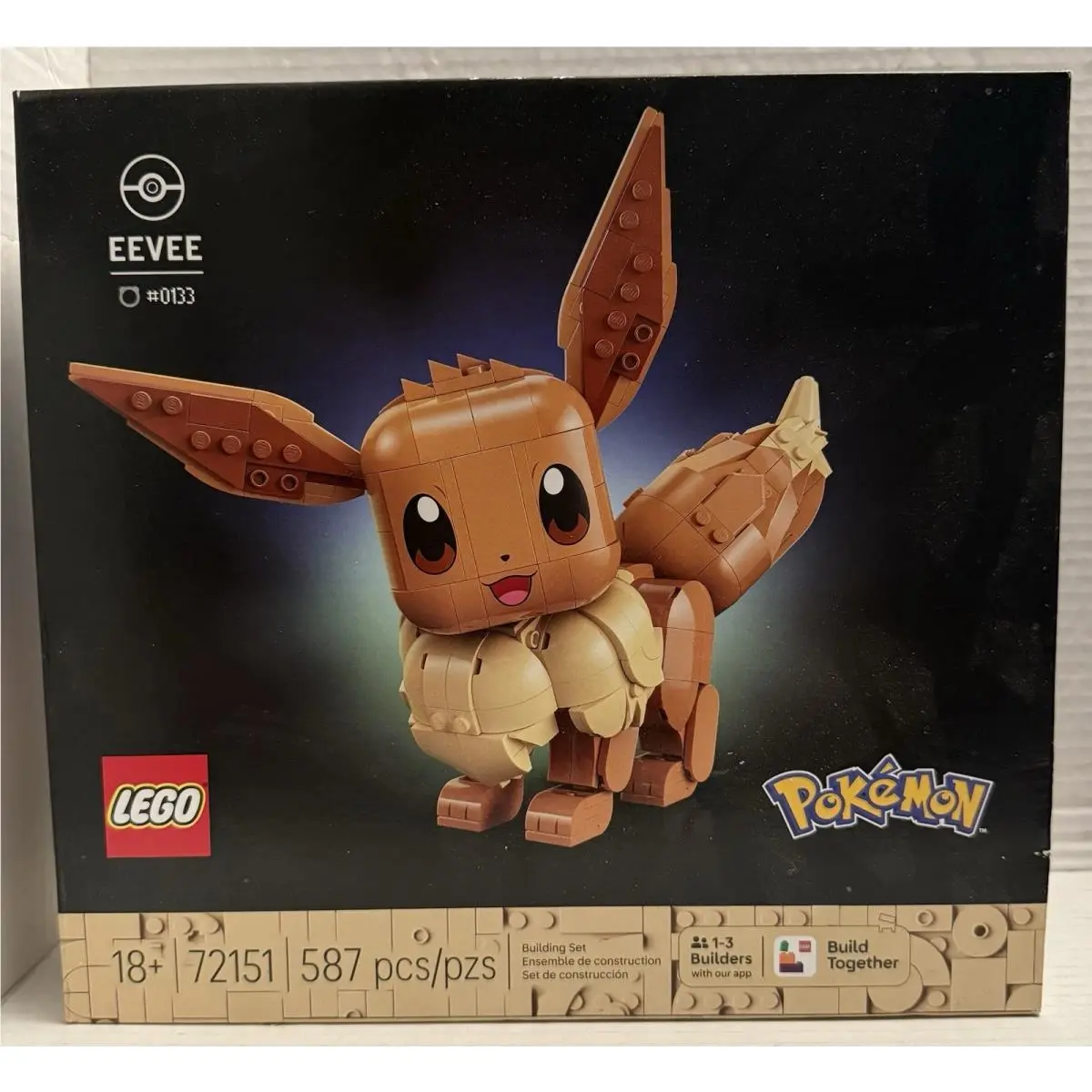 Lego Pokémon Eevee Building Set 72151