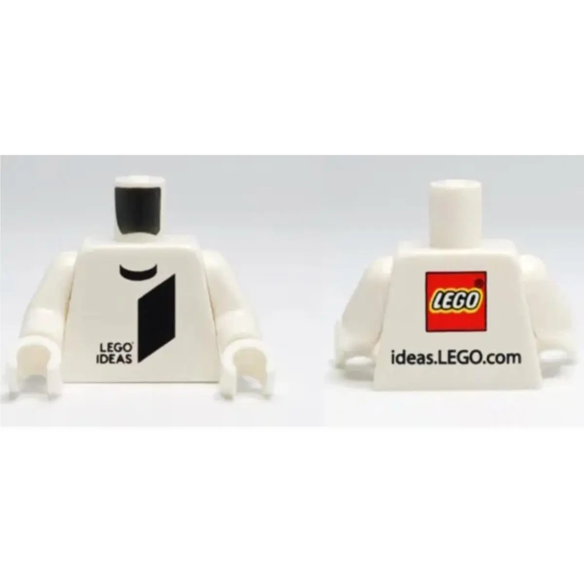 Lego Torso with Lego Ideas Logo on Front and Lego Logo `ideas.lego.com` inv.575
