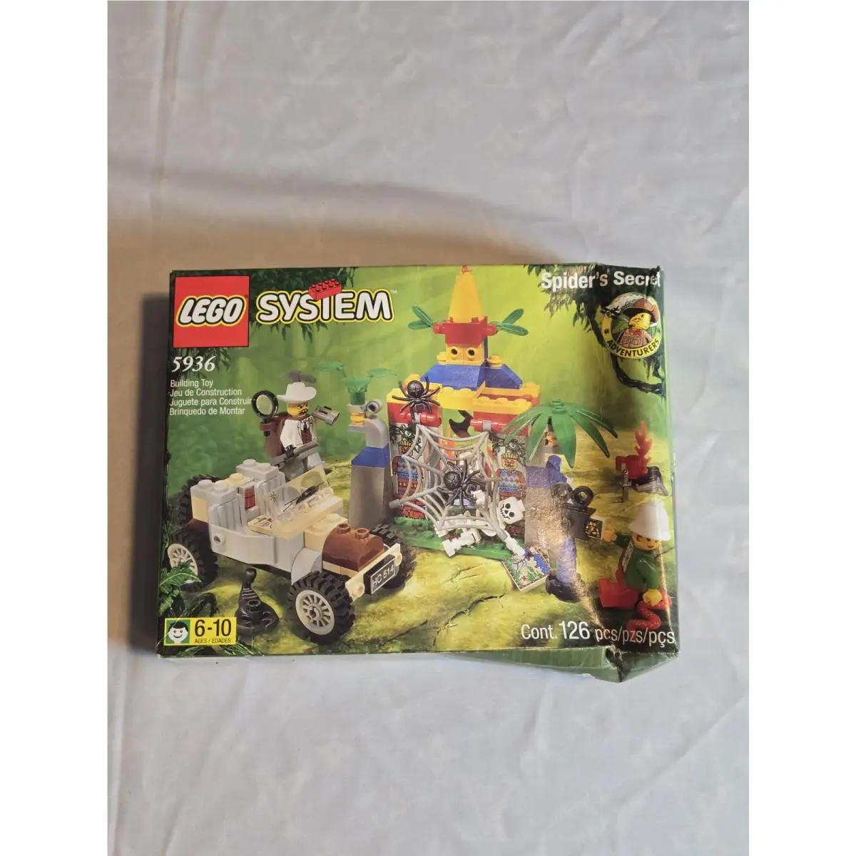 Lego System Spider`s Secret Set 5936 From The Adventurers Jungle Subtheme