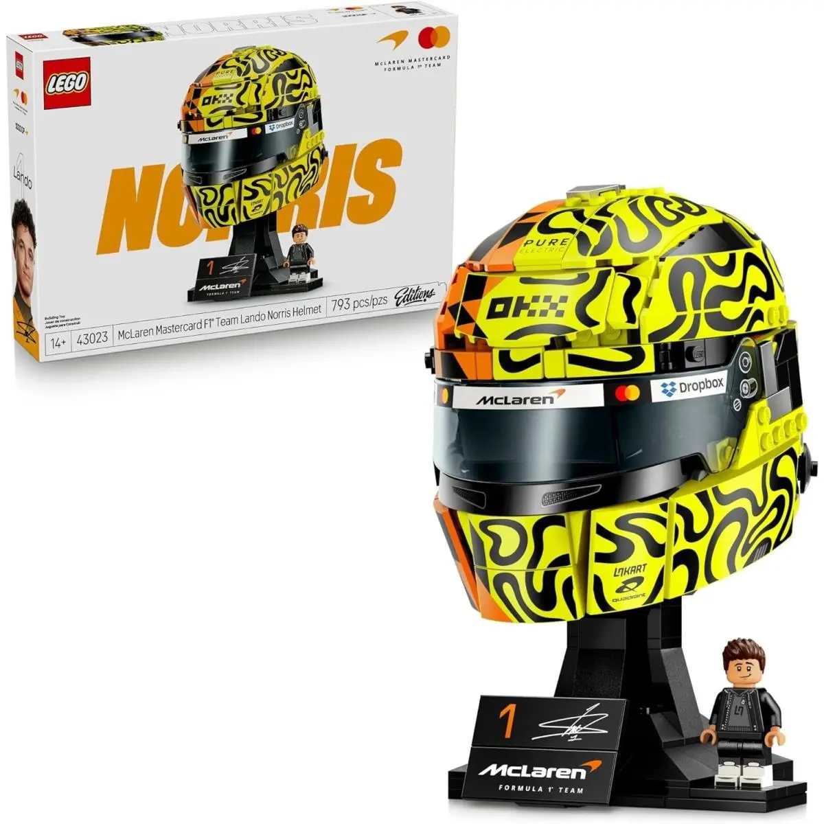 Lego Editions Mclaren Mastercard F1 Team Lando Norris Helmet