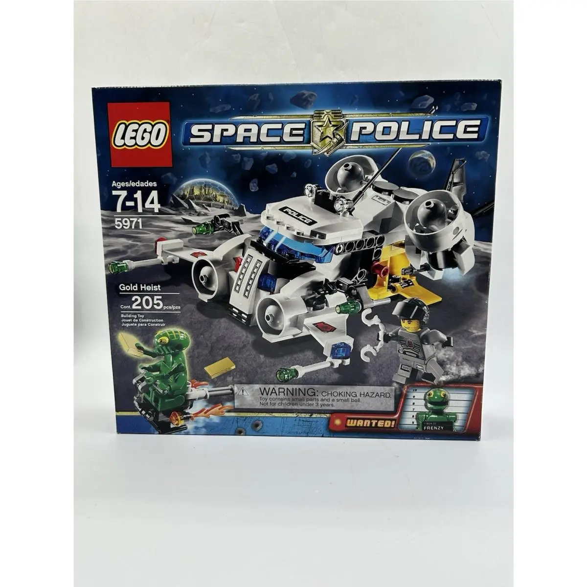 Lego 5971 Space Police Gold Heist 2009 205 Pieces