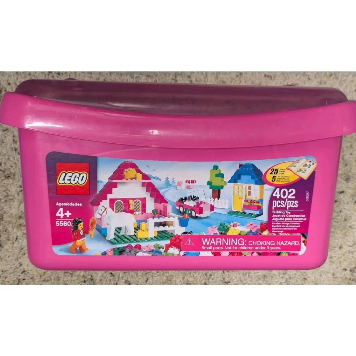 Lego Classic Large Pink Brick Box 5560 - Age 4+ - Pink